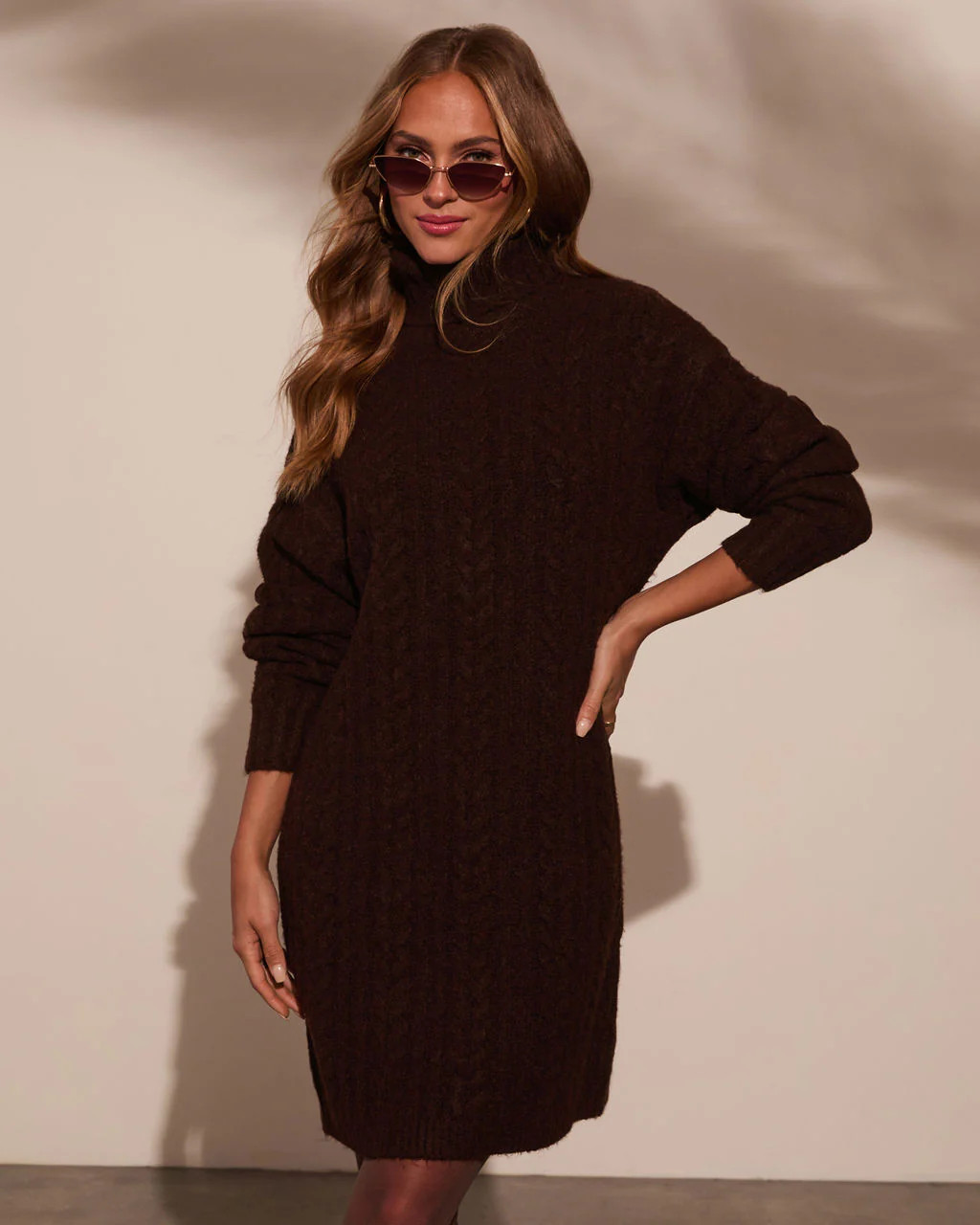 Snowdrift Turtleneck Sweater Dress | VICI