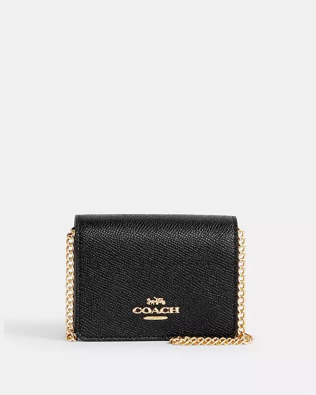 Mini Wallet On A Chain | Coach Outlet