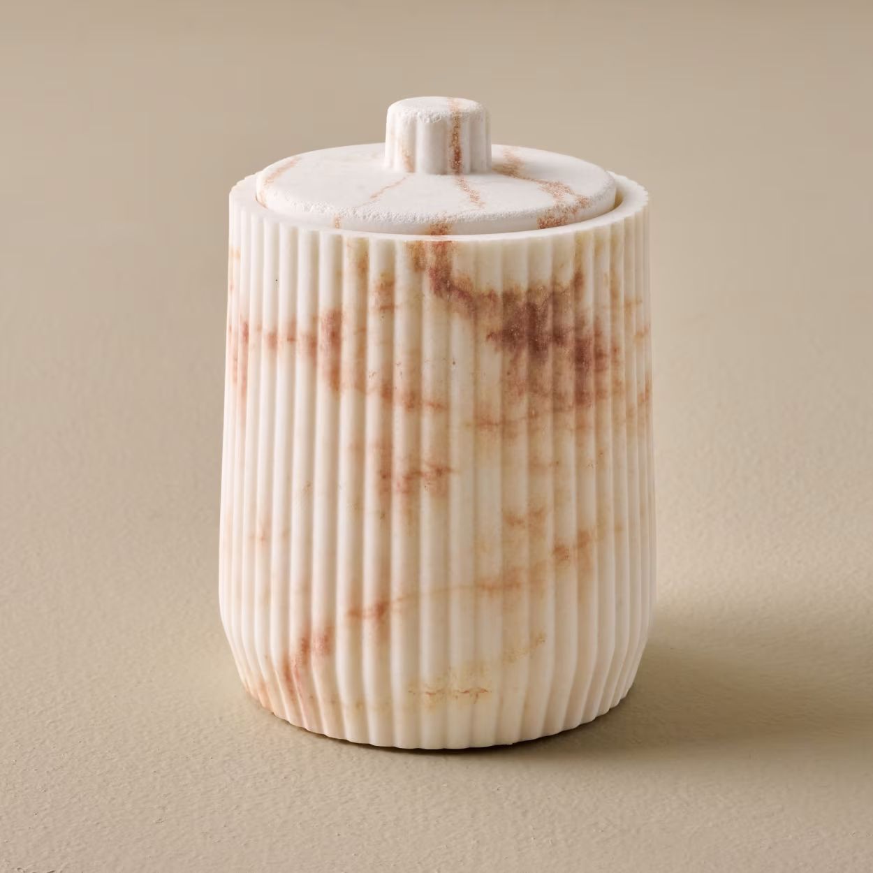 Fluted Quartz Canister | Magnolia