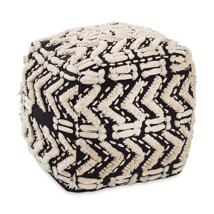 Mariel Hand Woven Textured Pouf | Bloomingdale's (US)