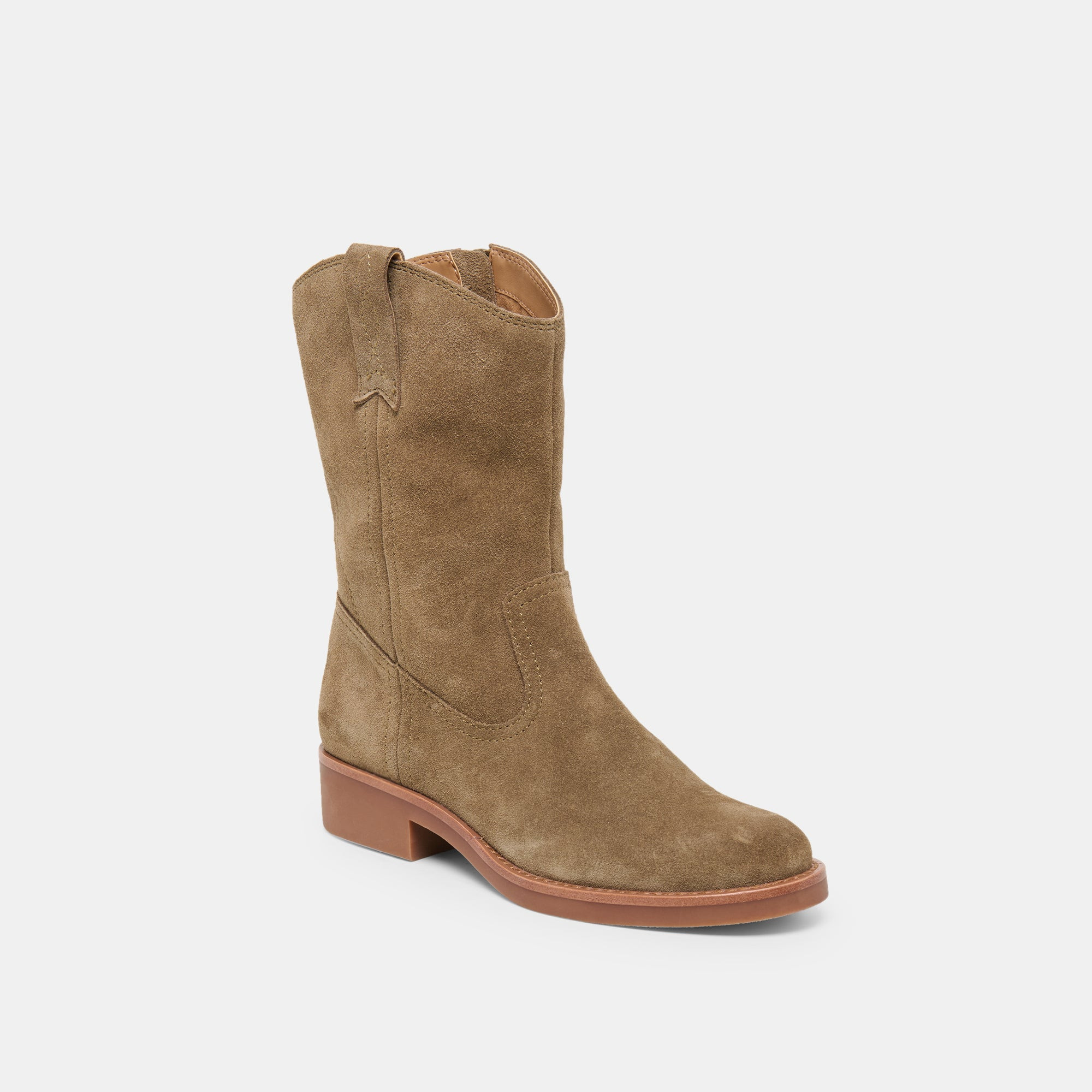 Haline H2O Olive Suede Waterproof Boots | Dolce Vita | DolceVita.com