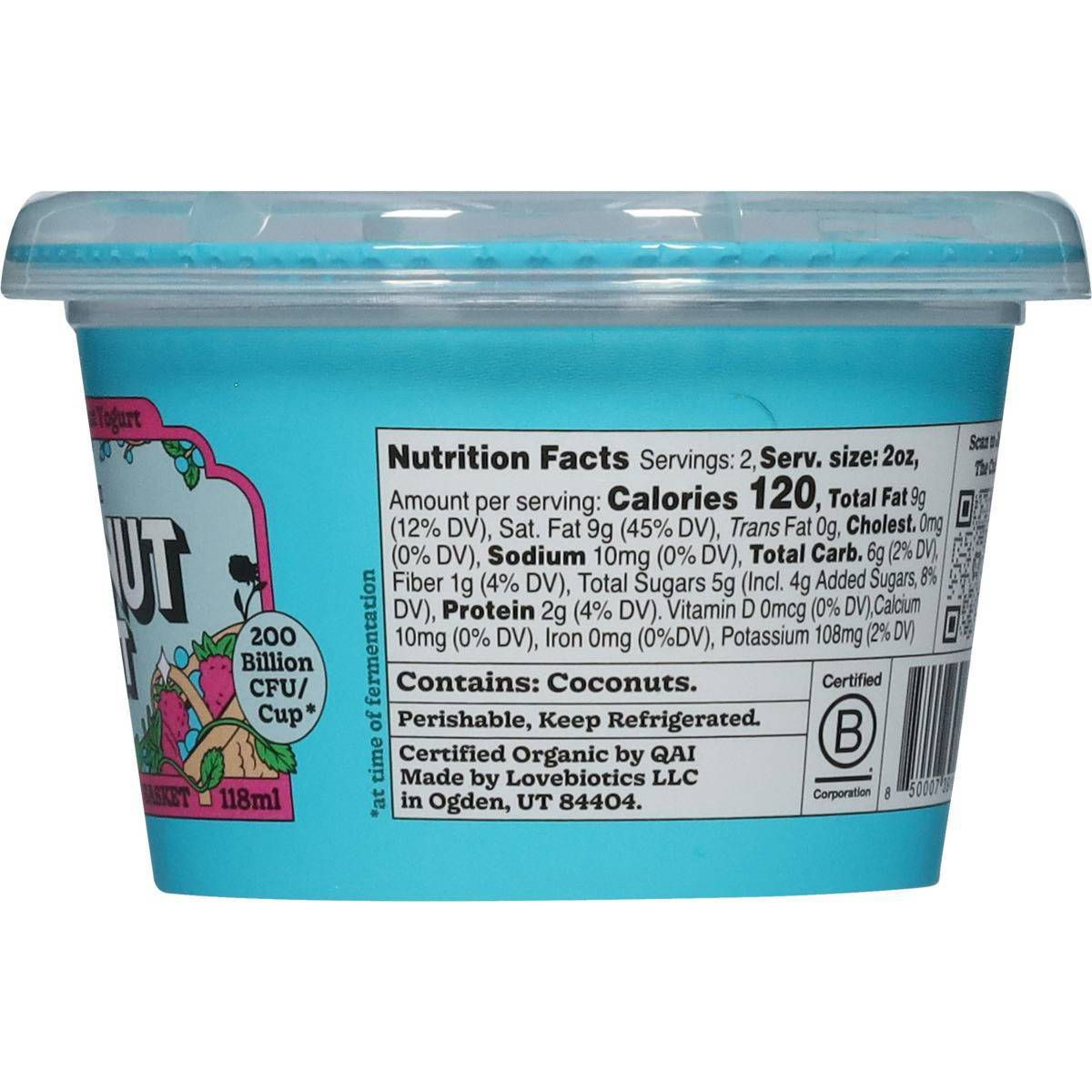 The Coconut Cult Organic Berry Basket Coconut Yogurt - 4oz | Target