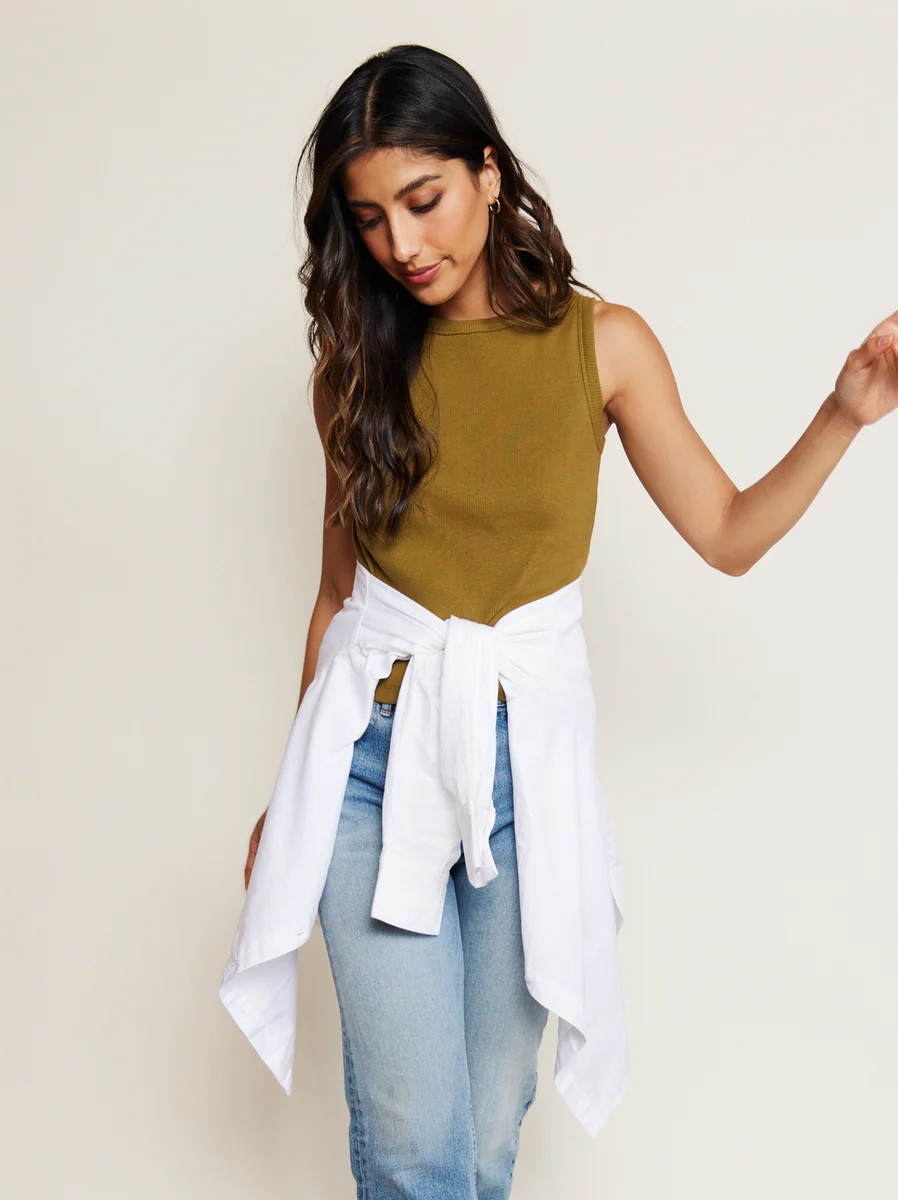 Lise Ribbed Tank | ABLE Clothing
