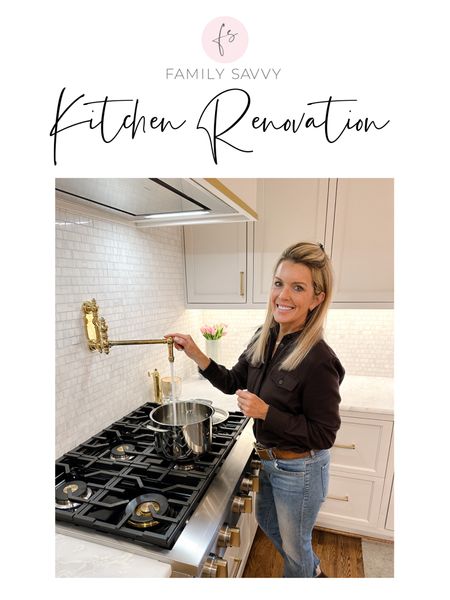 Something I get asked about the most is my kitchen renovation! One of my favorite parts is my pot filler! It’s the perfect finish to my stovetop area!

#LTKhome #LTKSeasonal #LTKover40