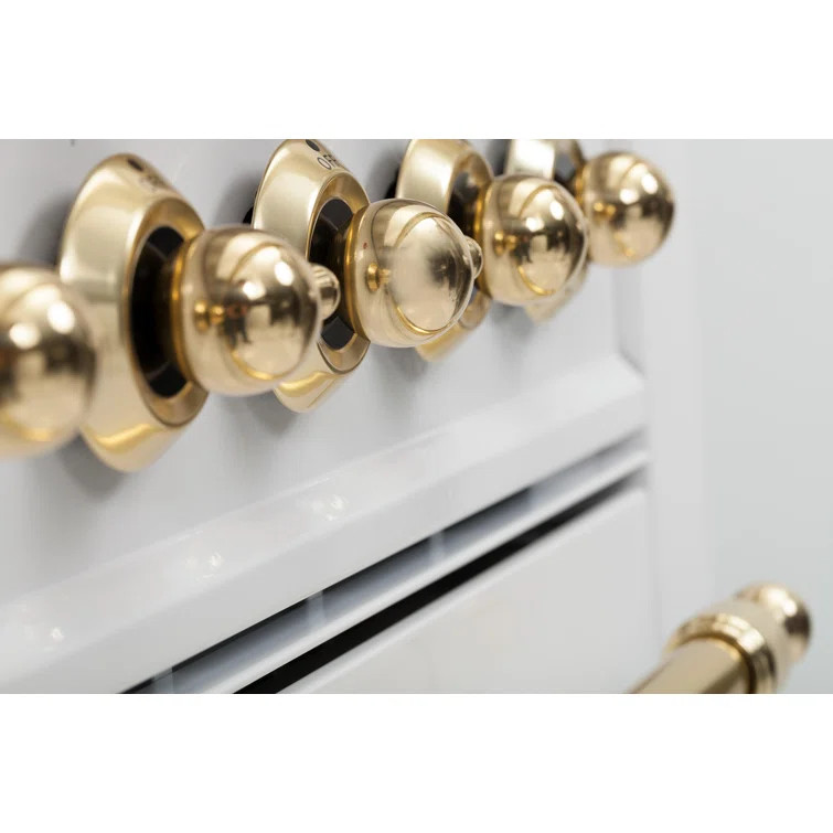 Nostalgie 47.24" 4.99 cu. ft. Freestanding Dual Fuel with Griddle | Wayfair North America