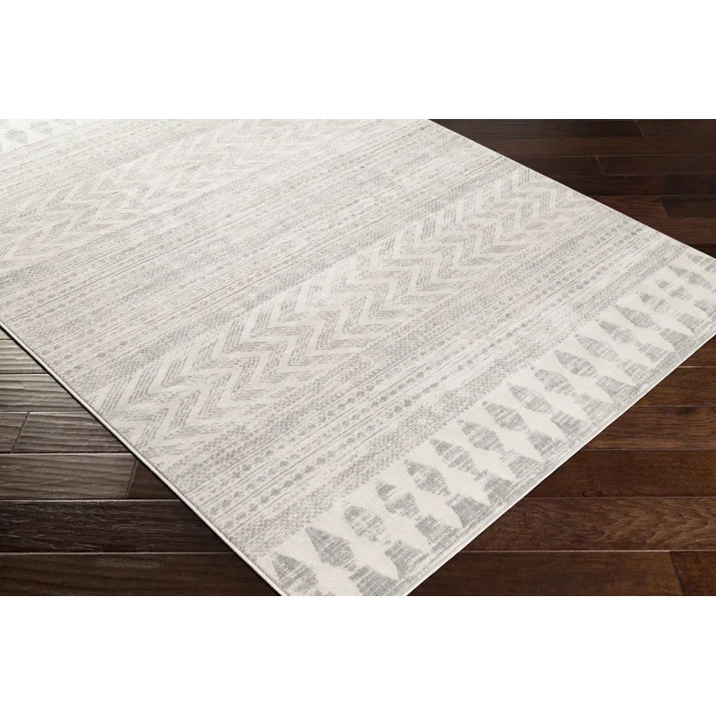 Donte Geometric Area Rug in Gray/Taupe | Wayfair North America