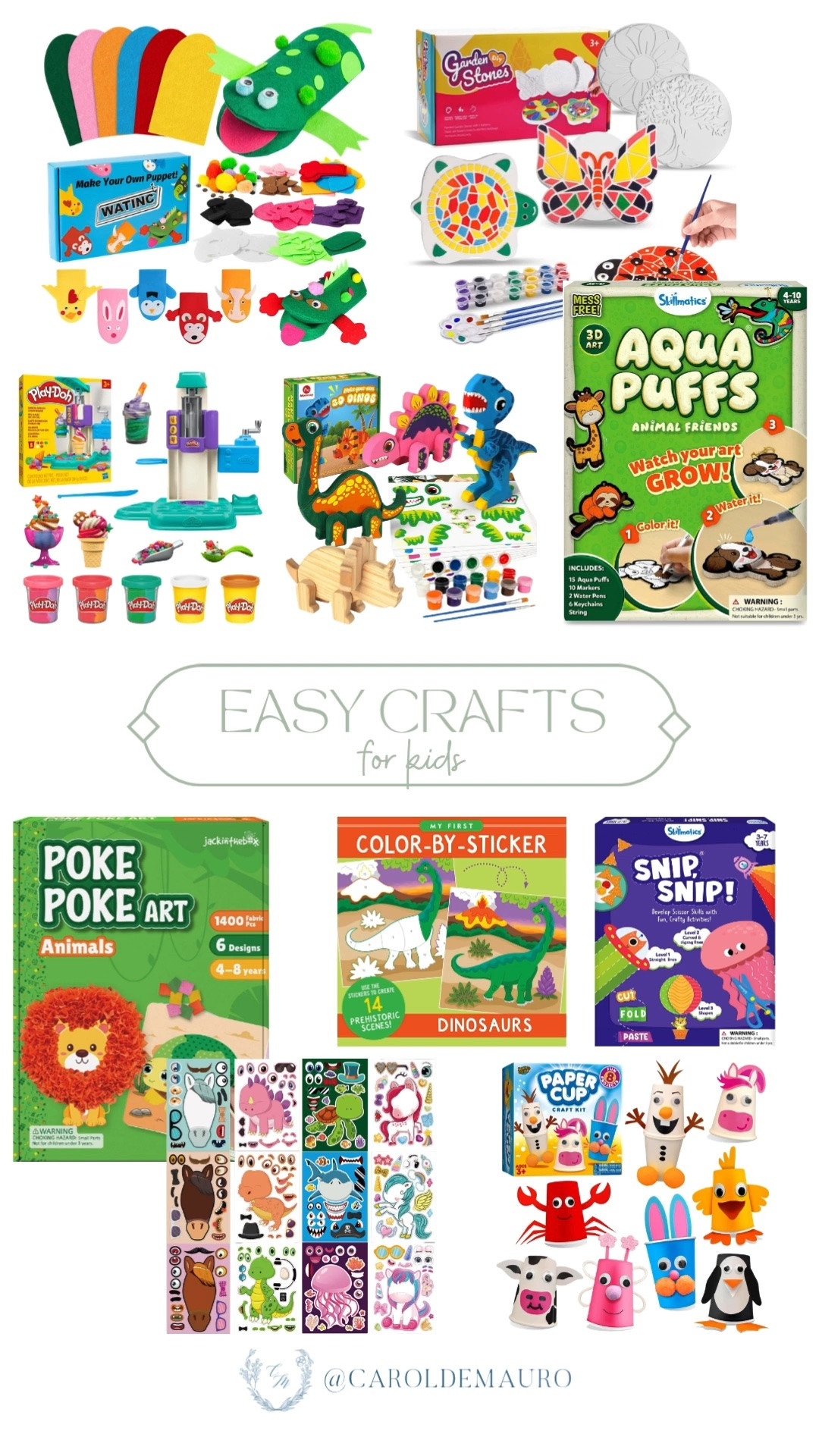 So many fun, mess-friendly craft ideas to keep little hands busy! Perfect for rainy days or a fun activity with friends.

easy kids crafts, toddler craft ideas, kids indoor activities, craft kits for kids, rainy day activities, kids DIY projects, preschool crafts, family craft time, screen free activities for kids

#LTKKids