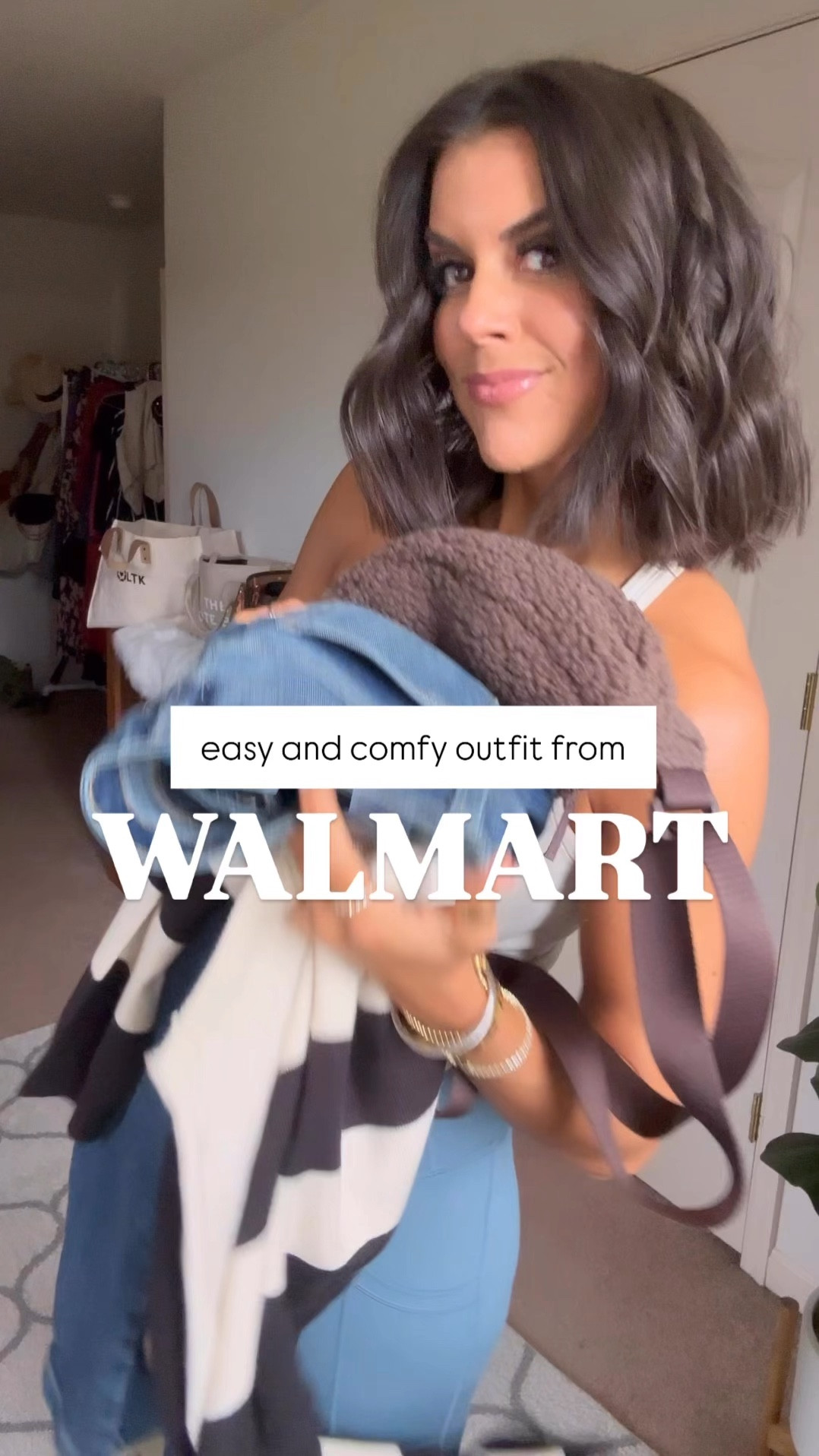 Easy Walmart outfit! I sized up to a medium but didn’t need to. Jeans size 2. Sneakers fit true to size. Bag is Walmart too!

#LTKStyleTip #LTKSaleAlert #LTKFindsUnder100