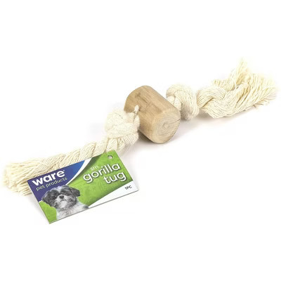 Ware Gorilla Tug, Large, Rope and Wood Toy for Dogs, Large, 13.75in | Target