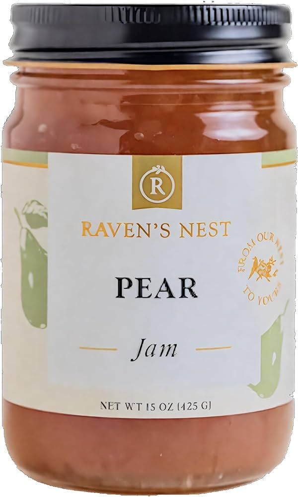 Raven's Original Cinnamon Pear Jam - All Natural - 15 Ounce Jar | Amazon (US)