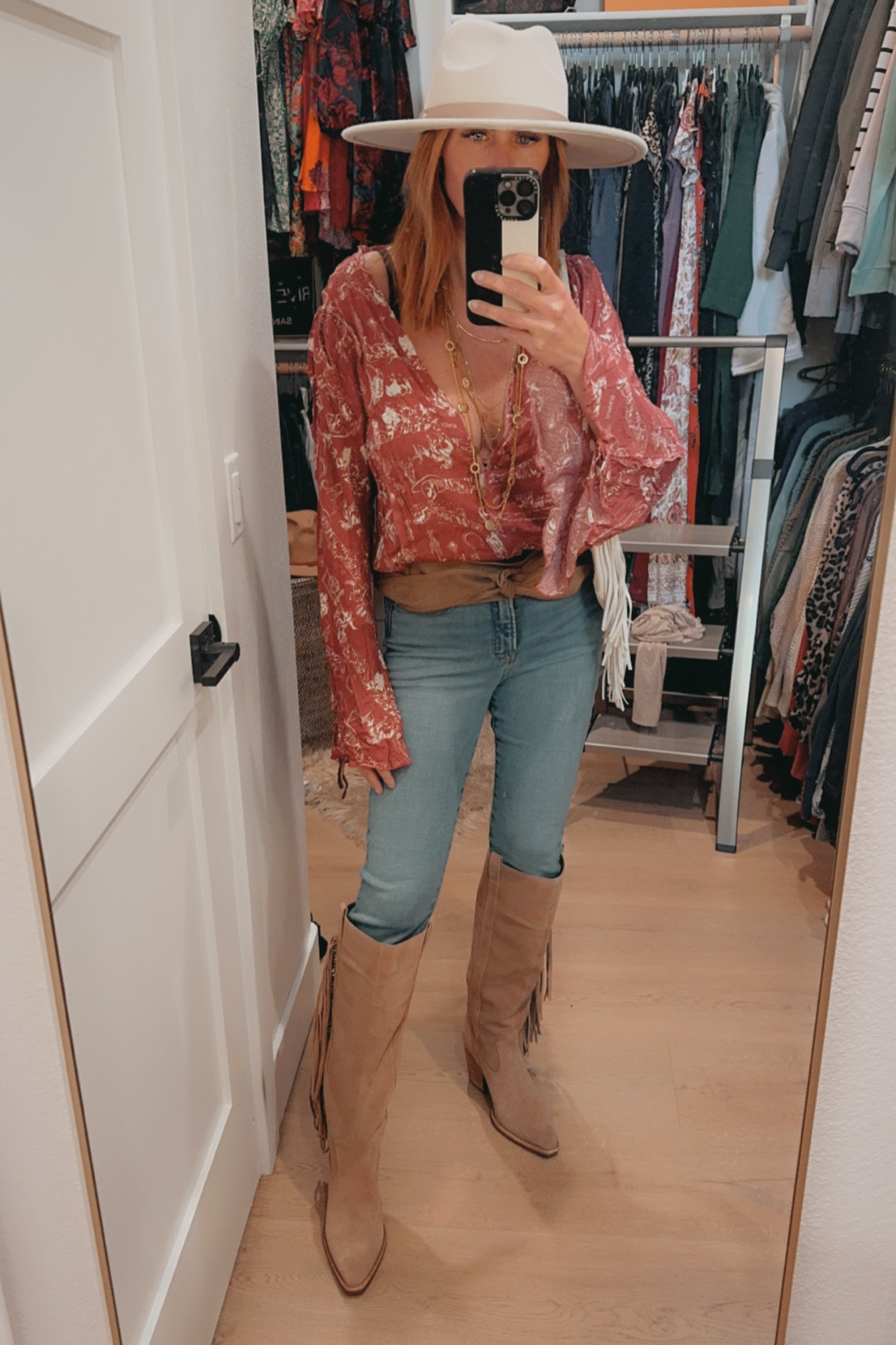 Modern Western Wear 🤠 fringe boots and cowboy hat 

Size S FP bodysuit 

#LTKPetite #LTKStyleTip #LTKU