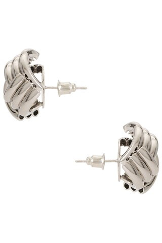Amber Sceats Clover Earrings in Silver from Revolve.com | Revolve Clothing (Global)