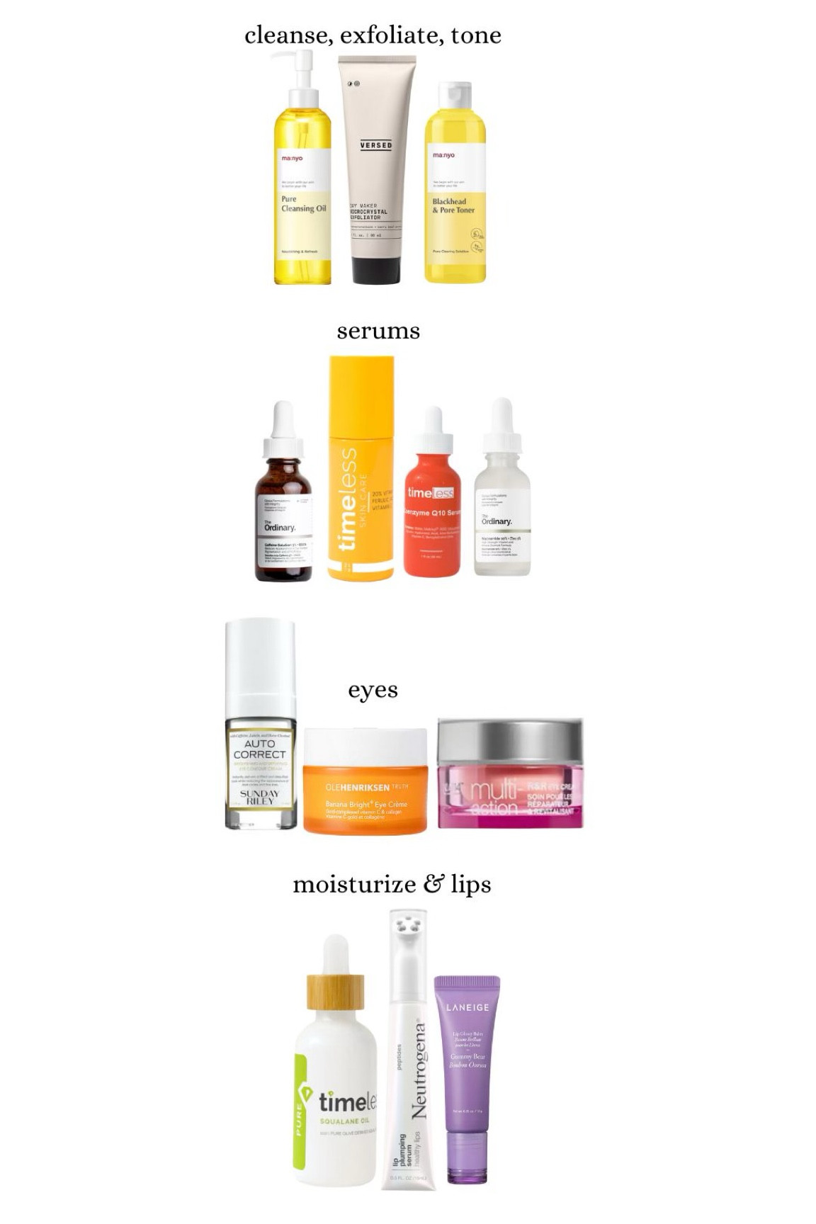 My morning skincare routine

Application follows the order of this picture. And I swear it only takes me 3 minutes 🥰

Prioritize your skin this year!! 

#LTKbeauty