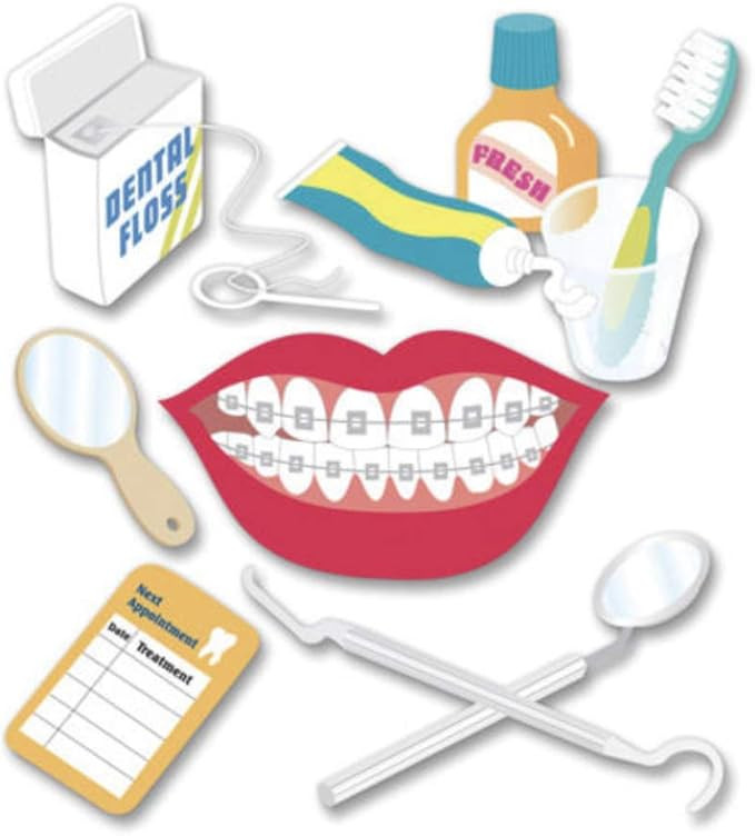 Jolee's Boutique Themed Ornate Stickers, Braces | Amazon (US)