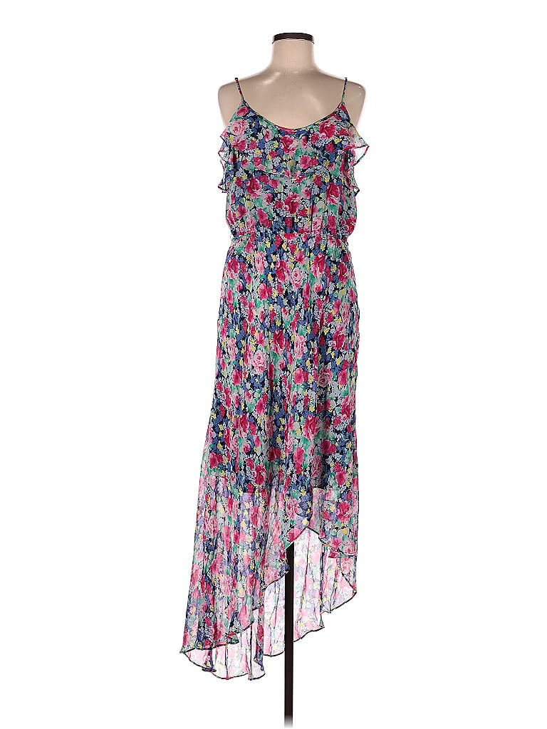 Joie 100% Silk Floral Motif Paisley Floral Pink Casual Dress Size L - 79% off | ThredUp