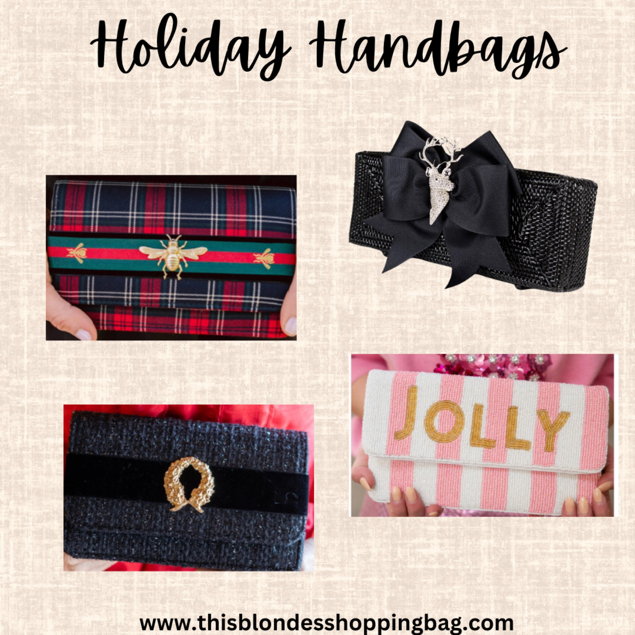 Statement handbags for the holidays! 
These sell out so grab one now.


#LTKItBag