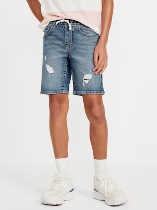 360° Stretch Pull-On Jean Shorts for Boys (At Knee) | Old Navy (US)