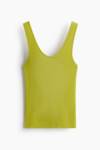 H & M - Knit Tank Top - Lime Green | H&M (US + CA)