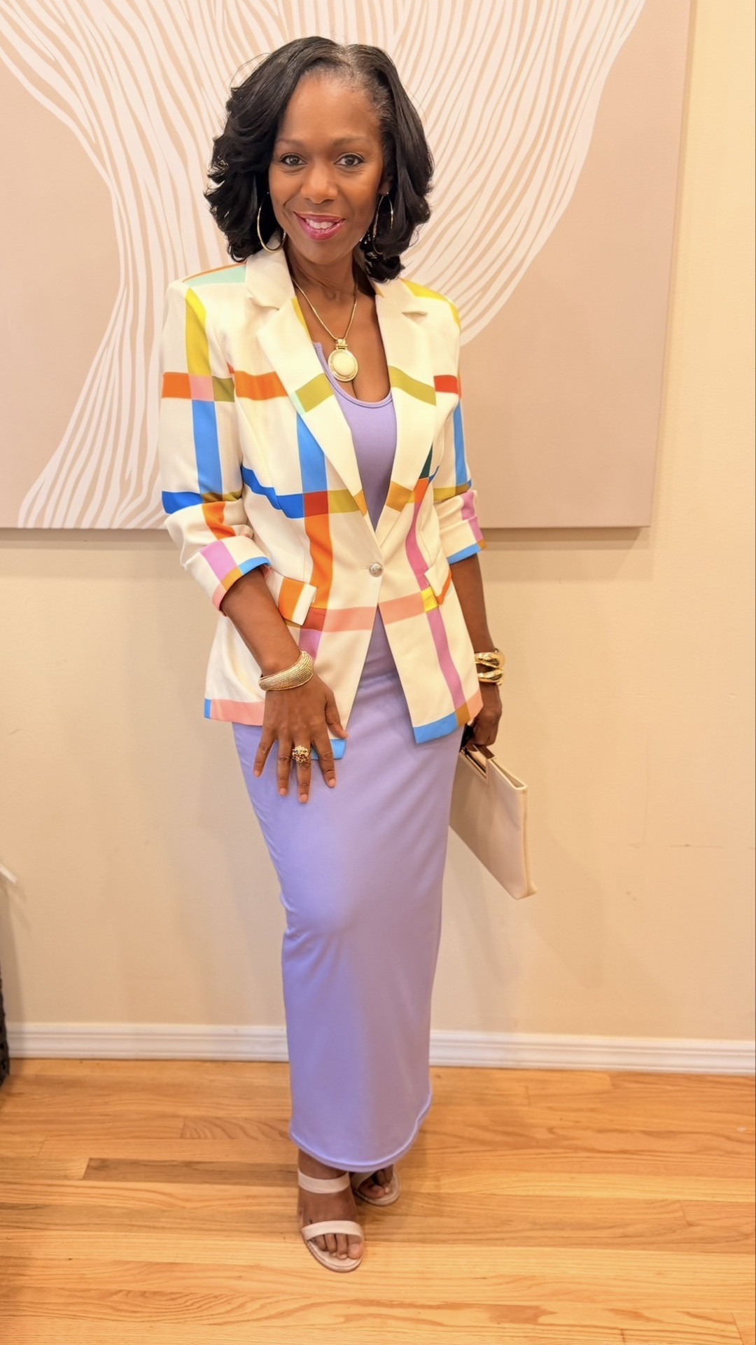 Statement jacket, simple styling. 💜✨

I pulled the lavender from this colorful @stylewe blazer and kept my shoes and bag neutral. An easy way to let a statement piece do the work without overthinking the outfit.

📏 5’4” | 140 lbs | Wearing Medium
@stylewe Printed Plaid Lapel Blazer
SPU: 1YBL17EF7B
✨ Save 20% with code JS020

Shop the look below. 🛍️

#LTKStyleTip #LTKOver50 #StyleOver50 #StatementBlazer #StyleWe

#LTKootd #LTKOver40 #LTKMidsize