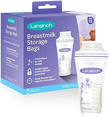 Lansinoh Breastmilk Storage Bags, 100 count | Amazon (US)