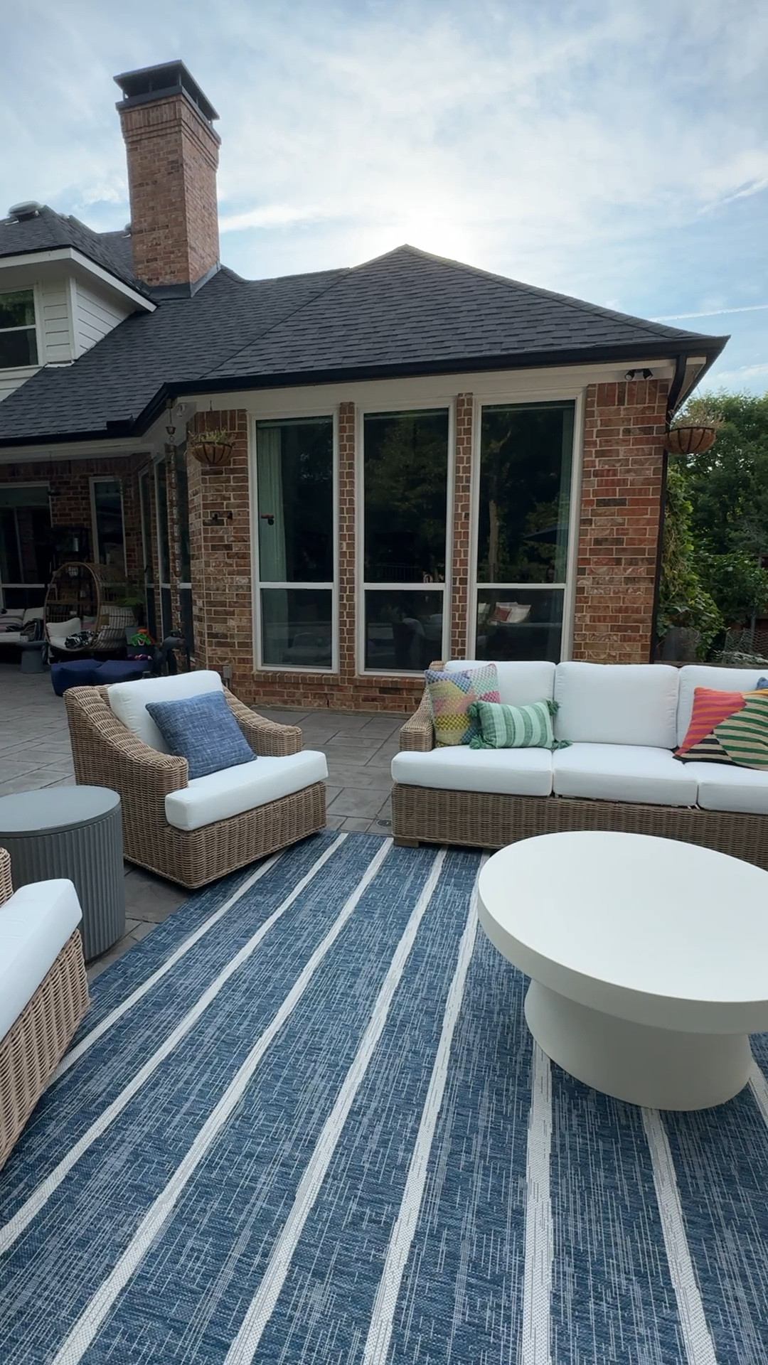 Outdoor furniture. Loving the all weather wicker. Add on custom fit covers for protection. 



#LTKHome #LTKSeasonal