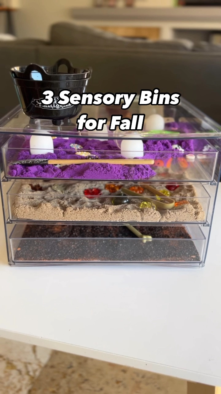 Sensory bins perfect for the Fall and Halloween season

#LTKVideo #LTKFallSale #LTKKids