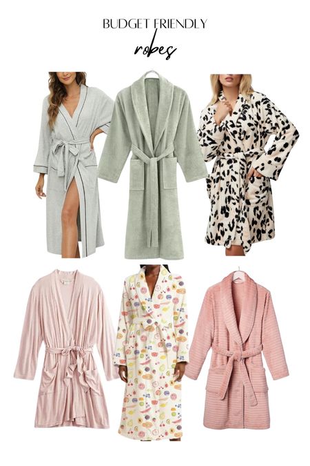 Budget friendly robes! 

#LTKbeauty #LTKfindsunder100 #LTKstyletip