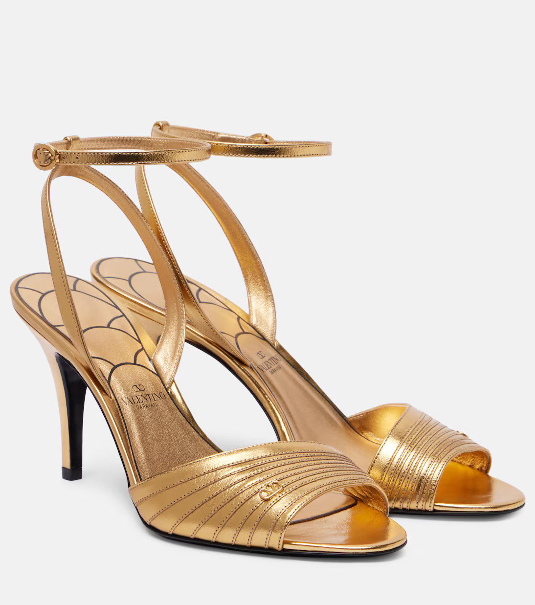 Ladycrush metallic leather sandals | Mytheresa (US/CA)
