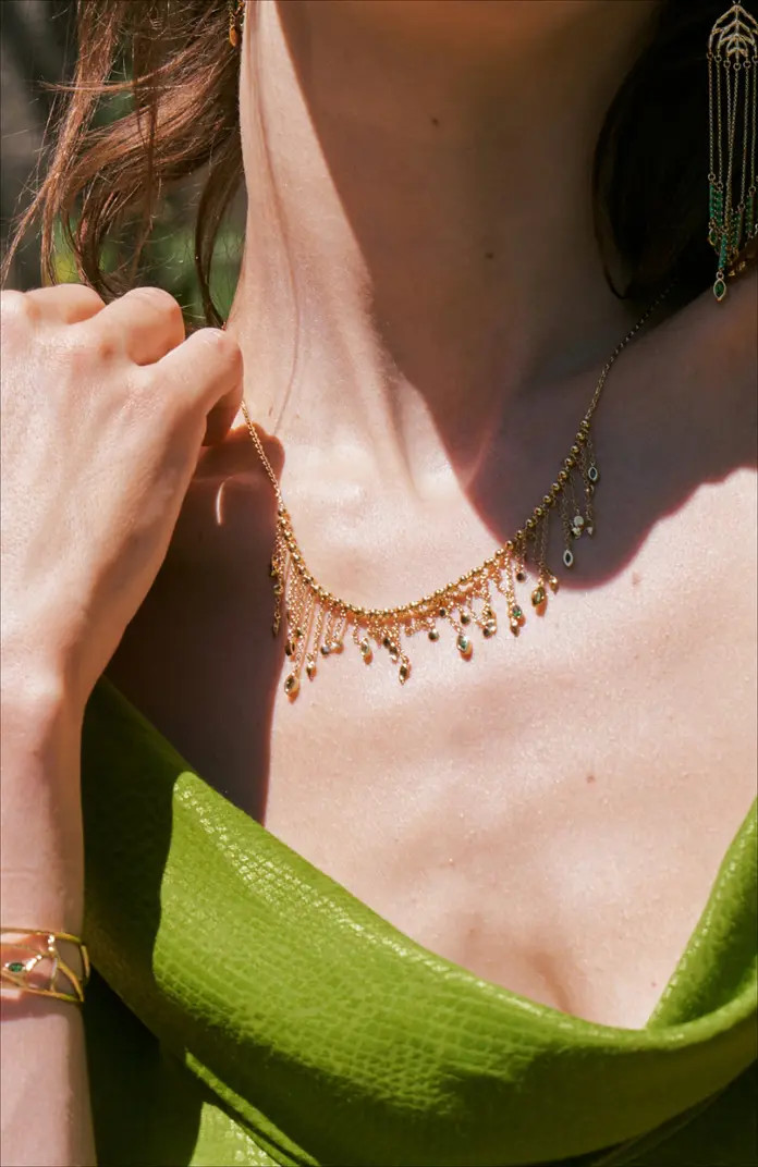 Verdant Whisper Tassels Necklace | Nordstrom