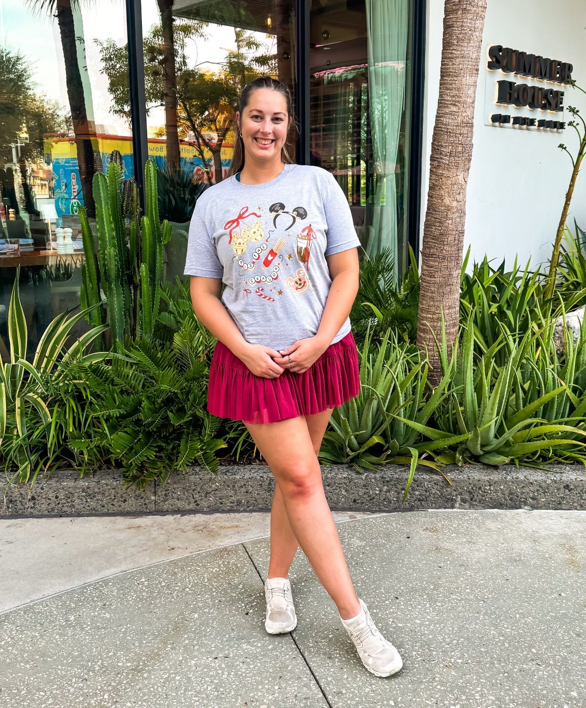 Disney springs Christmas outfit - Disney Christmas sketch skirt from ShirtsEverAfter (size large), Popflex crimson pirouette skirt (size large) and on cloud x5 sneakers (size 9 1/2)

Midsize, midsize outfit, size 10, ootd, Outfit inspo, Disney Christmas finds, Disney parks Outfit, Disney bound,  under $50 outfit, affordable outfit, casual outfit, Disney princess , Etsy finds, Disney outfit, Mickey ears, minimal Disney style, #ltkdisney, Disney ears, Disney aesthetic, theme park outfit, Disney parks outfit ideas, comfy Disney outfit, small business finds,


#LTKSeasonal #LTKHoliday #LTKMidsize