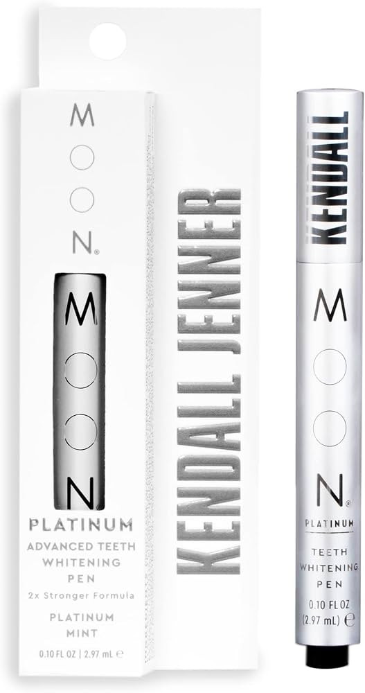 MOON Platinum Teeth Whitening Pen Co-Created with Kendall Jenner, 2X The whitening Power, 30+ Use... | Amazon (US)