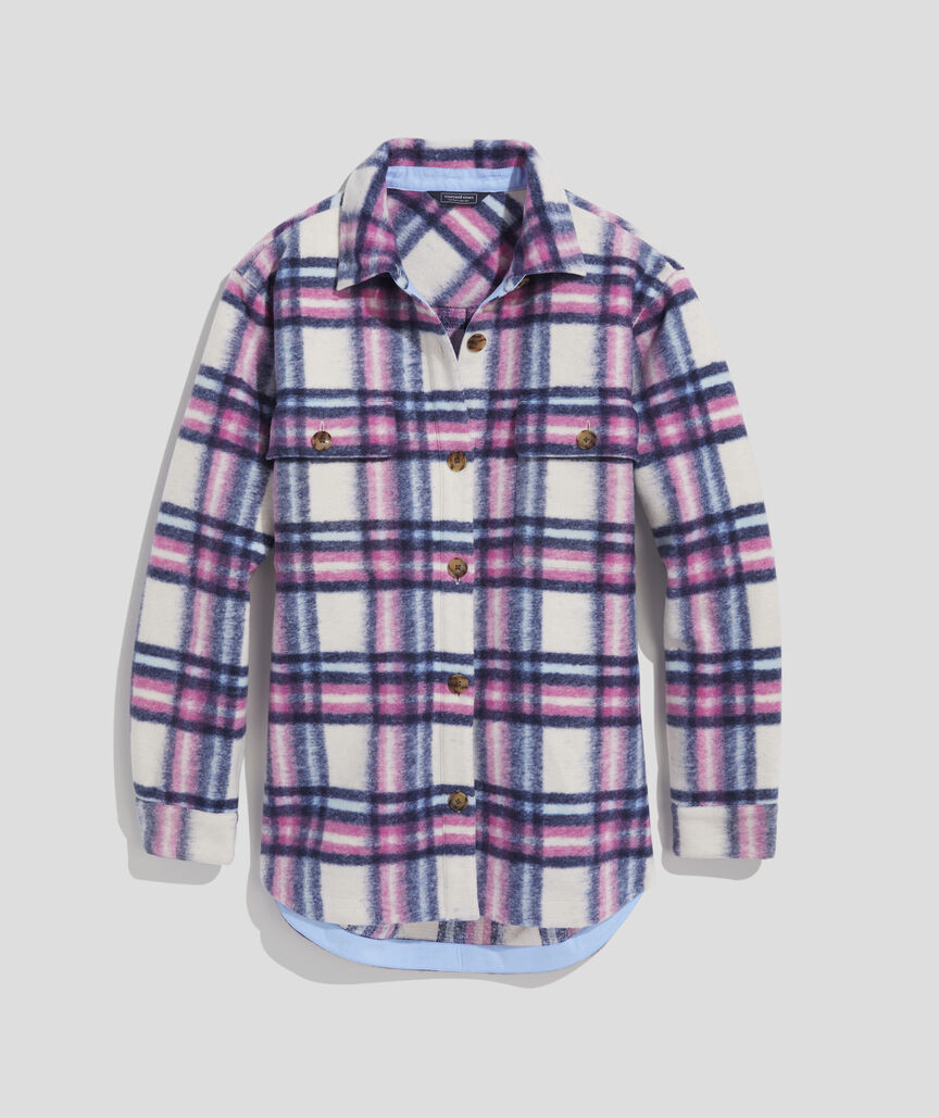 Brushed Shirt Jacket | vineyard vines