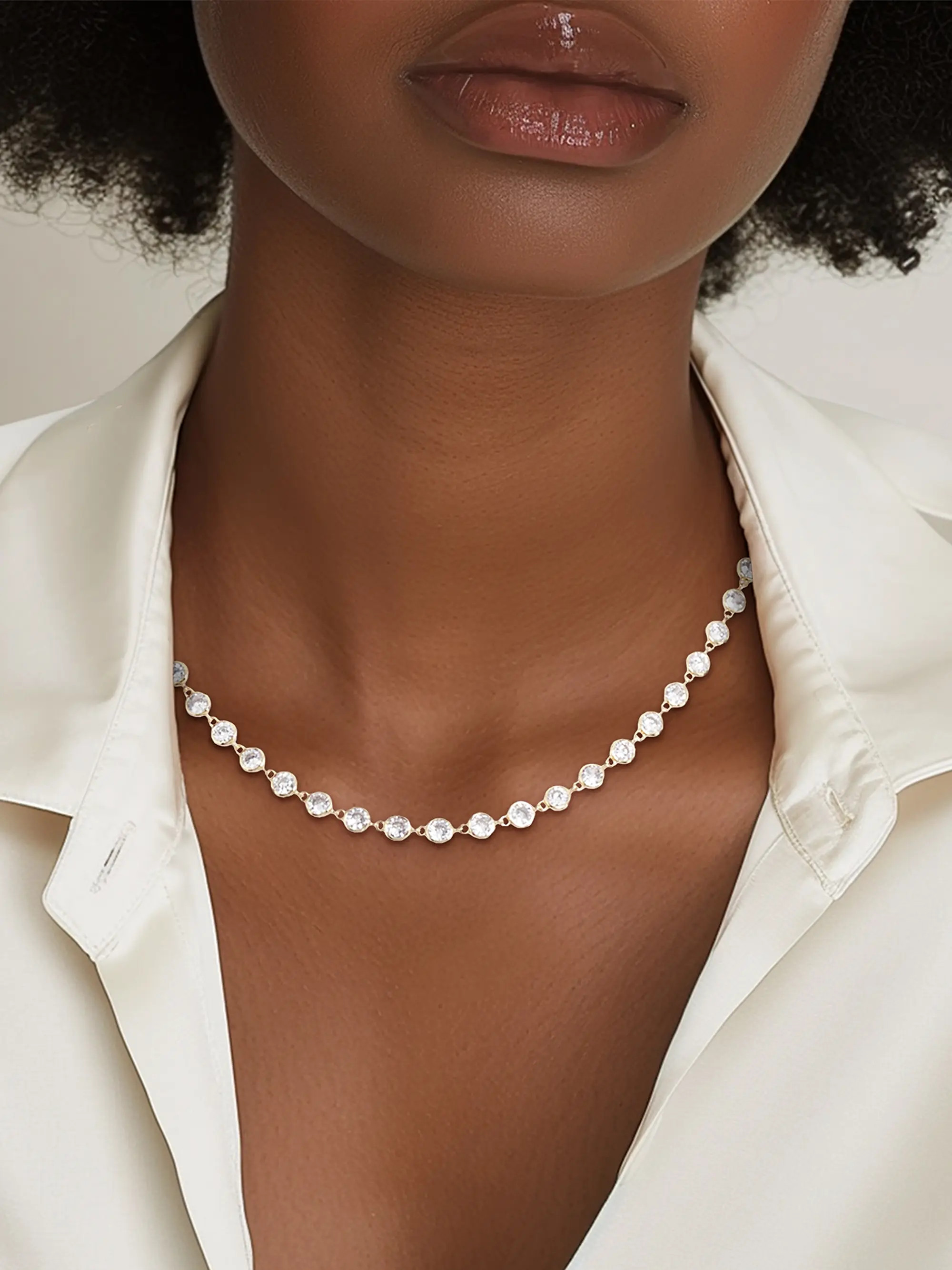 Roxanne Assoulin Diamond Life Goldtone &amp; Cubic Zirconia Necklace | Saks Fifth Avenue | Saks Fifth Avenue