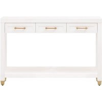 Lake House Narrow Console Table - White | Cailini Coastal