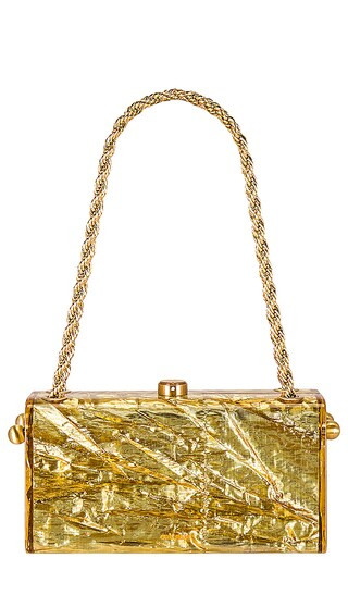 Hajar Shoulder in Gold | Revolve Clothing (Global)