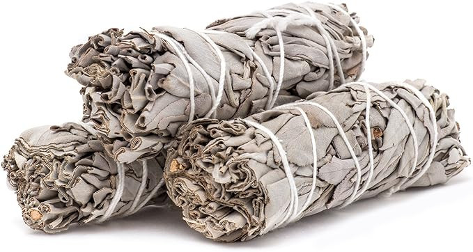 NC Naturals Organic California White Sage Smudge Bundles (Pack of 3) | Amazon (US)