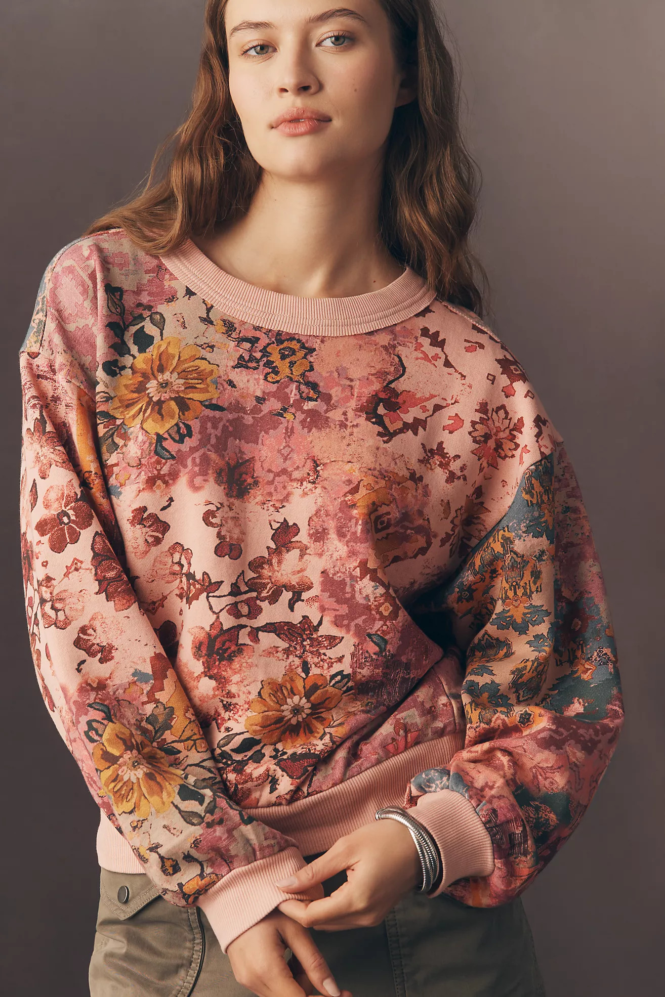 The Niki Bubble Sweatshirt by Pilcro: Leigh Viner Edition | Anthropologie (US)