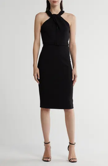 Maggy London Twist Neck Sheath Dress | Nordstromrack | Nordstrom Rack