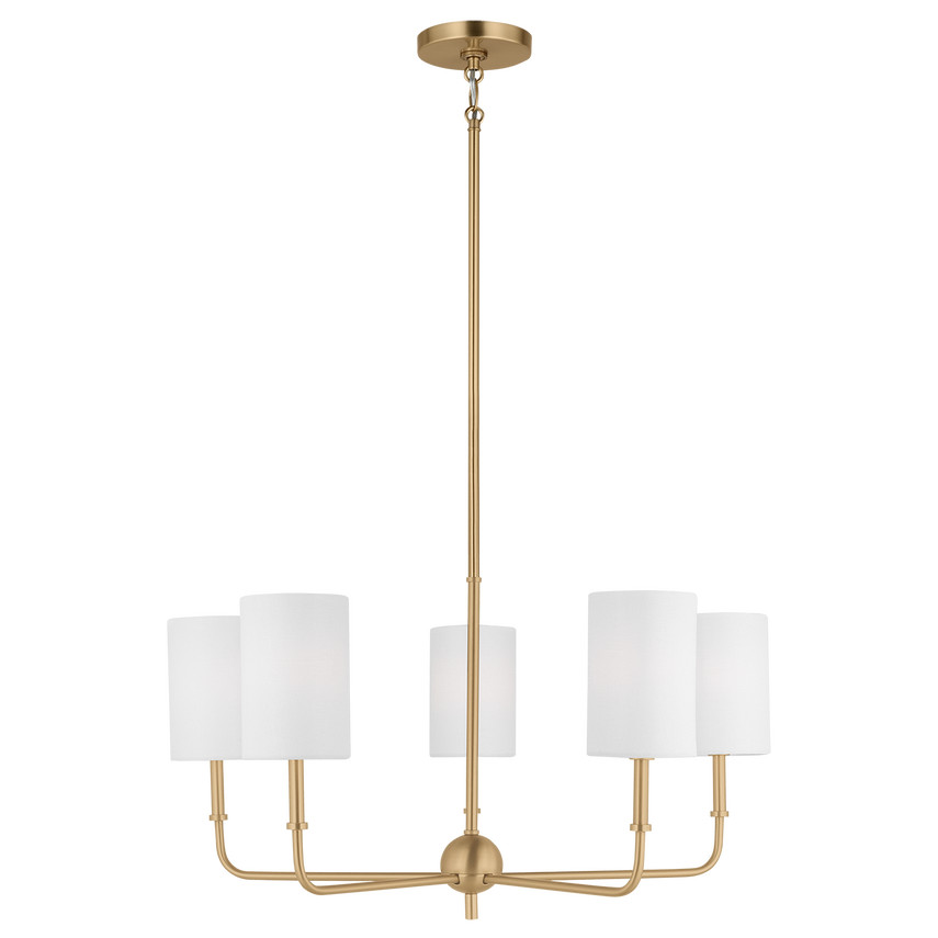 Foxdale Five Light Chandelier | Visual Comfort