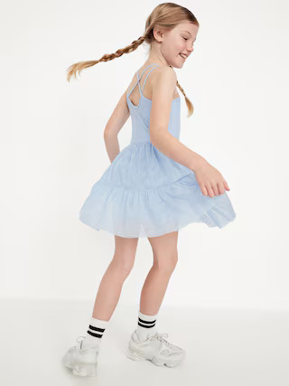 PowerSoft Sleeveless Tutu Athletic Dress for Girls | Old Navy | Old Navy (US)