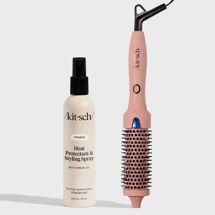 Heat Protectant + Thermal Round Brush Bundle | Kitsch