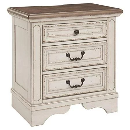 Signature Design by Ashley Realyn Two-Tone Three Drawer Nightstand | Walmart (US)