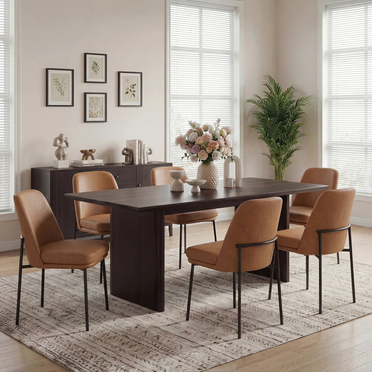 Upholstered Parsons Side Chair Dining Chair (Set of 6) | Wayfair North America