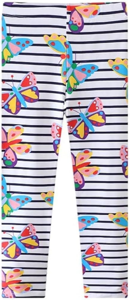 KISSOURBABY Girls Toddlers' Leggings Fashion Stretch Pants Comfortable Bottoms | Amazon (US)