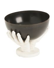 8.85in Metal Candy Bowl In Hands | Marshalls