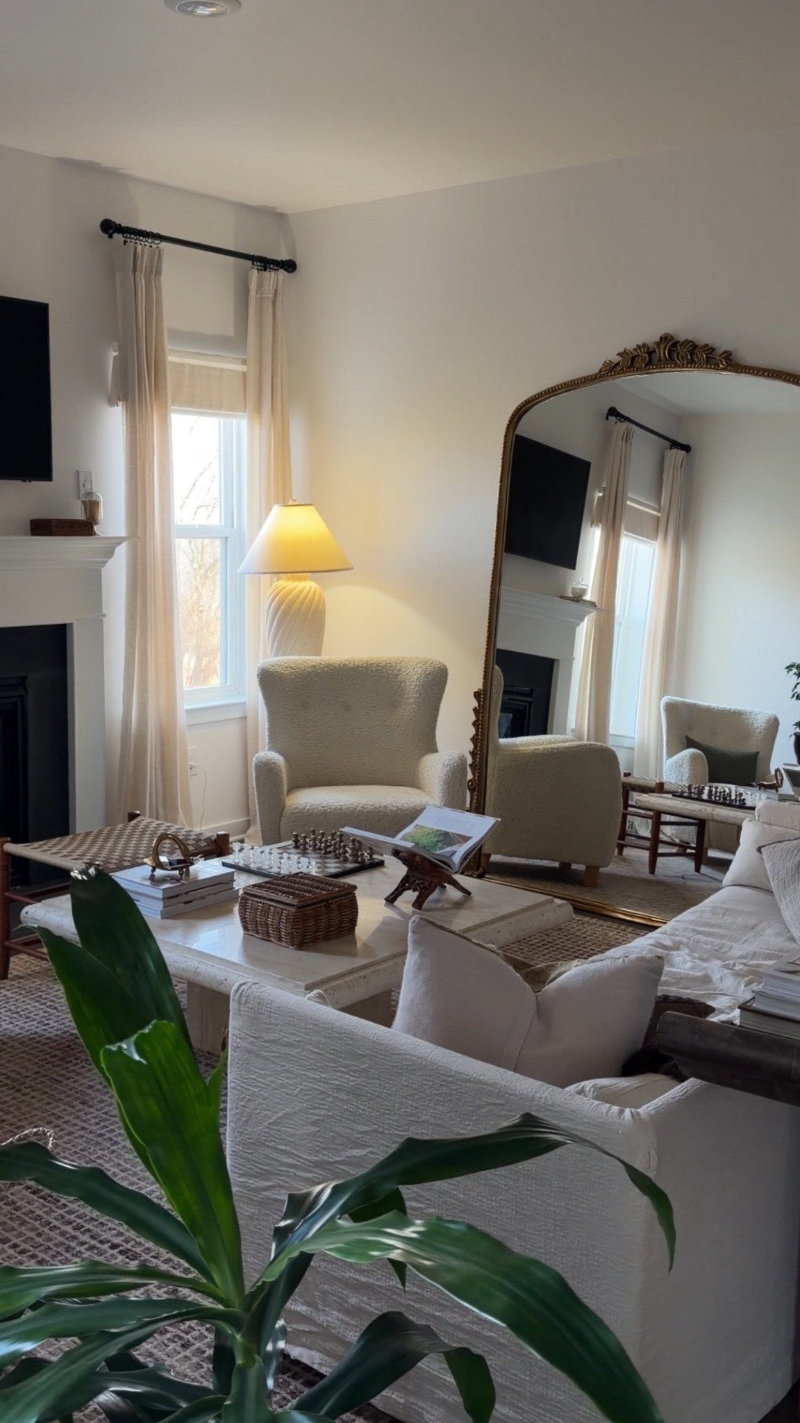 1/9/26 Cozy morning in the living room ☁️🤍 Linking our living room furniture + a few pieces that make this space feel so warm and inviting, even on the gloomiest days.



#LTKHome #LTKmorningroutine