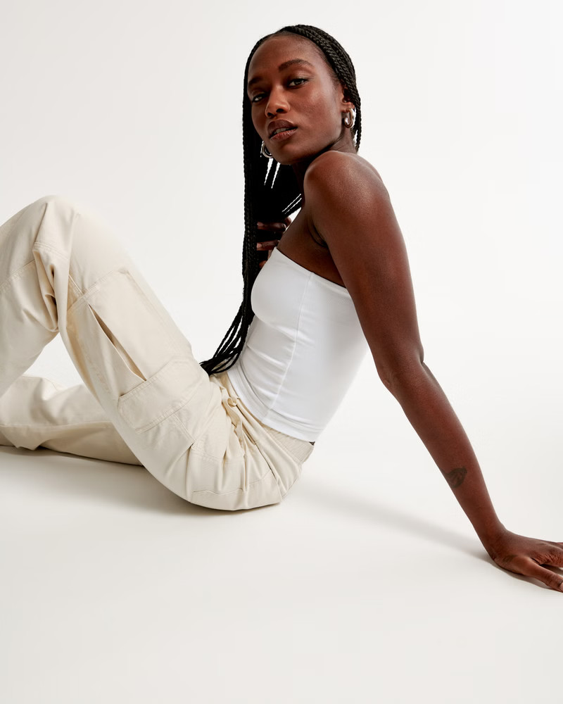 Sleek Seamless Fabric Tube Top | Abercrombie & Fitch (US)