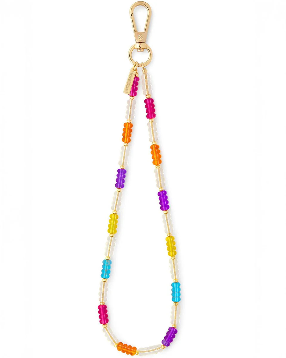Rainbow Beaded Wristlet Phone Chain   Love Island x Casely | CASELY