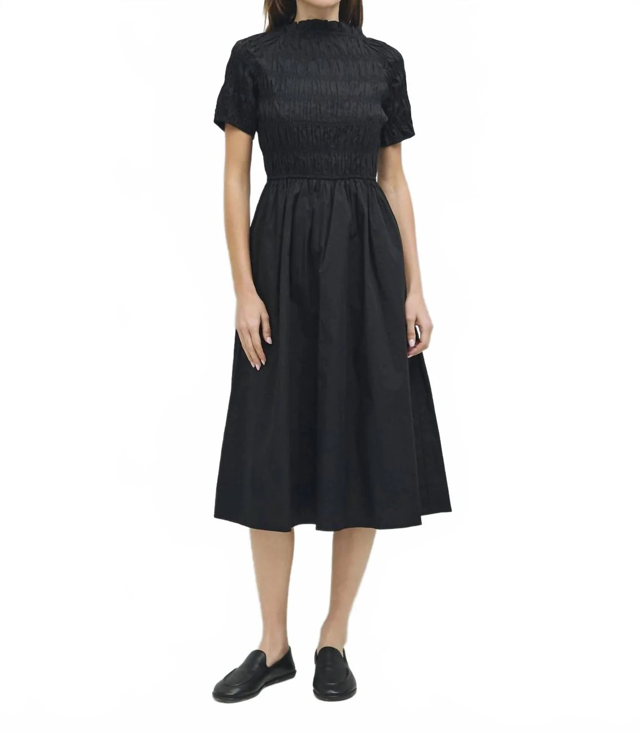 Roland Dress In Black | Shop Simon