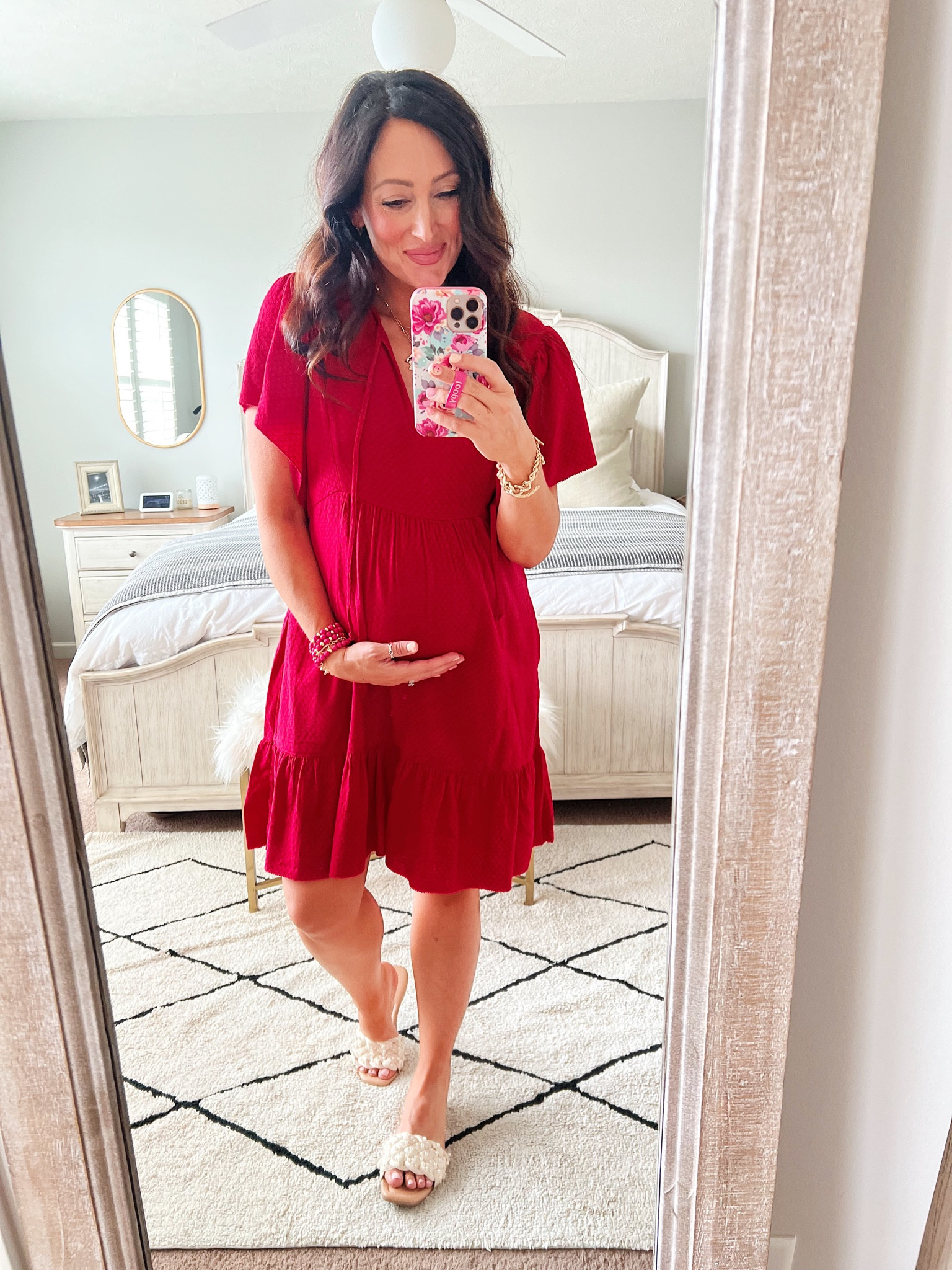 The best lightweight & flowy dress! Wearing a medium for 🤰🏻 but would do my true size small normally so go true to size! 

#LTKunder50 #LTKSeasonal #LTKbump